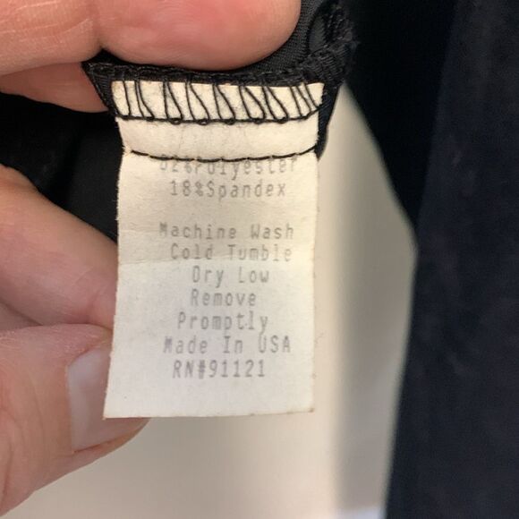 Sno Skins Black Faux Suede Washable Long Sleeve Jean Style Jacket Size S - Picture 5 of 13